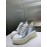 Rick Owens New Thick Soles Canvas Shoes For Women Silver
