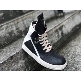 Rick Owens Fashion Leather High Top Shoes For Men And Women 
