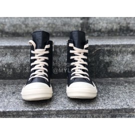 Rick Owens Fashion High Top Leather Shoes For Men And Women 