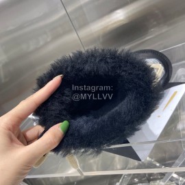 Rick Owens Waterproof Fabric Calfskin Wool Boots For Women Silver