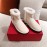 Roger Vivier Winter Soft Plaid Plush Boots For Women White