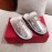 Roger Vivier Winter Soft Plaid Plush Slippers For Women Silver