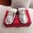 Roger Vivier Winter Soft Plaid Plush Slippers For Women Silver