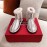Roger Vivier Winter Fashion Silver Patent Leather Soft Plush Boots For Women