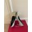 Roger Vivier Classic Square Head Sheepskin High Heels For Women Silver