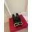 Roger Vivier Classic Square Head Sheepskin High Heels For Women Black