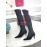 Roger Vivier New Fall Winter Diamond Buckle Sheepskin High Heel Long Boots