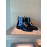 Roger Vivier Fashion Square Button Short Boots For Women Black