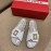 Roger Vivier Fashion Spring Summer Diamond Buttons Button Slippers White