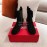 Roger Vivier Fashion Square Button Velvet Boots For Women Black