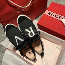 Roger Vivier New Tassel Casual Shoes For Women Black
