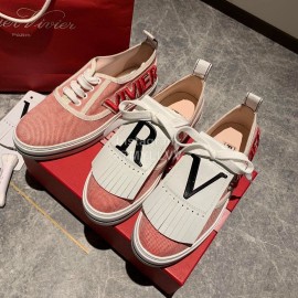 Roger Vivier New Tassel Casual Shoes For Women Pink