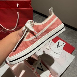 Roger Vivier New Tassel Casual Shoes For Women Pink