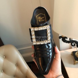 Roger Vivier Autumn Winter New Classic High Heeled Short Boots For Women Black