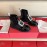 Roger Vivier Fashion Square Buckle Patent Leather Short Boots For Women Black