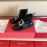 Roger Vivier Fashion Square Buckle Patent Leather Short Boots For Women Black