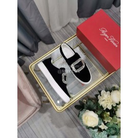 Roger Vivier New Thick Soled Casual Shoes For Women Black