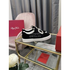 Roger Vivier New Thick Soled Casual Shoes For Women Black