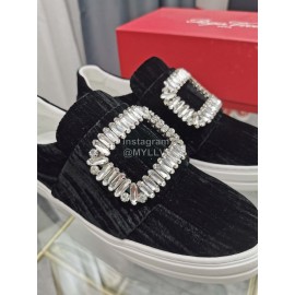 Roger Vivier New Thick Soled Casual Shoes For Women Black