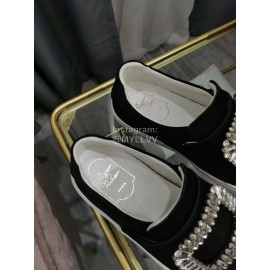 Roger Vivier New Thick Soled Casual Shoes For Women Black