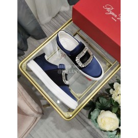 Roger Vivier New Thick Soled Casual Shoes For Women Blue