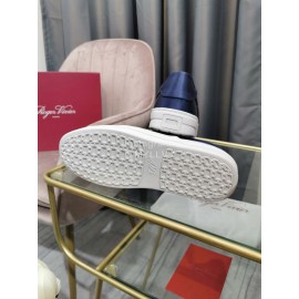 Roger Vivier New Thick Soled Casual Shoes For Women Blue