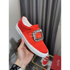Roger Vivier New Thick Soled Casual Shoes For Women Orange