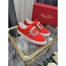 Roger Vivier New Thick Soled Casual Shoes For Women Orange