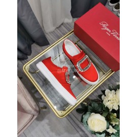 Roger Vivier New Thick Soled Casual Shoes For Women Orange