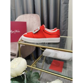 Roger Vivier New Thick Soled Casual Shoes For Women Orange