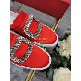 Roger Vivier New Thick Soled Casual Shoes For Women Orange