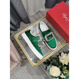 Roger Vivier New Thick Soled Casual Shoes For Women Green