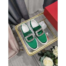 Roger Vivier New Thick Soled Casual Shoes For Women Green