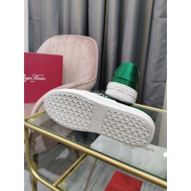 Roger Vivier New Thick Soled Casual Shoes For Women Green