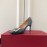 Roger Vivier New Patent Leather Square High Heels For Women Blue