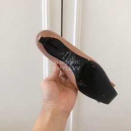 Roger Vivier New Patent Leather Square High Heels For Women