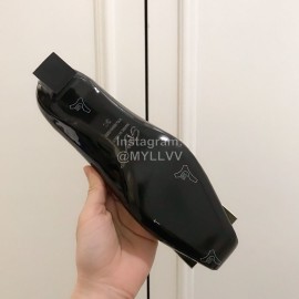 Roger Vivier Fashion Patent Leather Square High Heels For Women