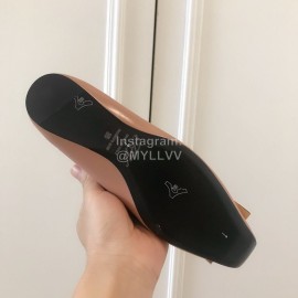 Roger Vivier New Patent Leather Square Flat Heels For Women