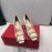 Roger Vivier New Fall Silk Square Diamond Buckle High Heels Khaki
