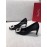 Roger Vivier New Fall Silk Square Diamond Buckle Black High Heels