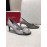 Roger Vivier New Fall Silk Square Diamond Buckle High Heels Gray