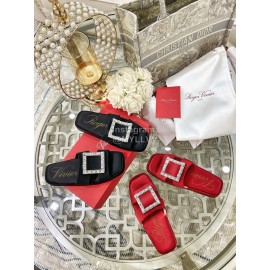 Roger Vivier New Summer Thick Soles Slippers Black