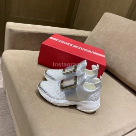 Roger Vivier Spring Mesh Breathable Casual Sneakers For Women