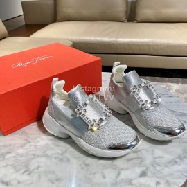 Roger Vivier Spring Breathable Mesh Casual Sneakers For Women