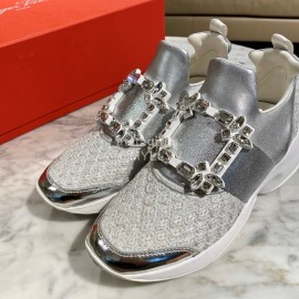 Roger Vivier Spring Breathable Mesh Casual Sneakers For Women