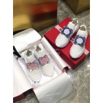 Roger Vivier Spring Mesh Breathable Casual Sneakers For Women Pink