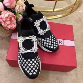 Roger Vivier Spring New Mesh Breathable Casual Sneakers For Women