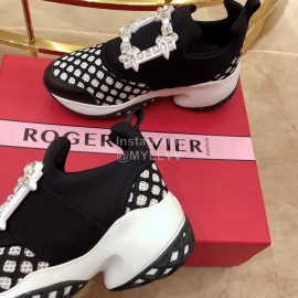 Roger Vivier Spring New Mesh Breathable Casual Sneakers For Women