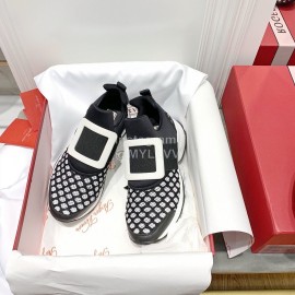 Roger Vivier Spring New Mesh Breathable Casual Sneakers For Women