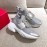 Roger Vivier Spring Breathable Mesh Casual Sneakers For Women Silver